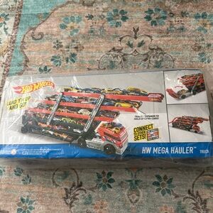 Hot wheels Mega Hauler Red and Gray Toy Truck
